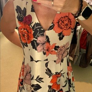 Ann Taylor floral midi dress